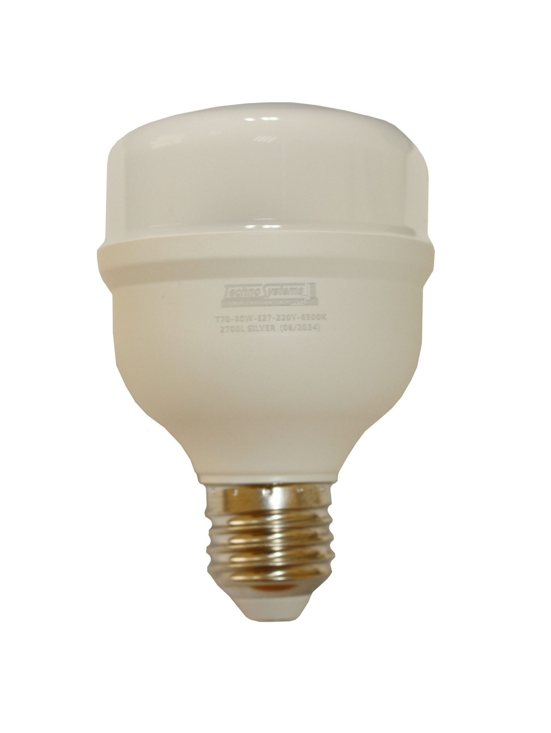 Лампа світлодіодна LED Bulb-T70-30W-E27-220V-6500K-2700L SILVER TNSy